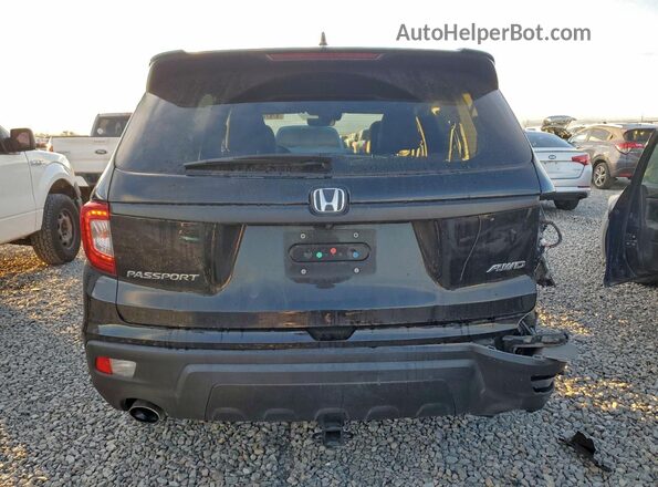 5FNYF8H50MB025147 2021 HONDA PASSPORT Black Widok z tyłu
