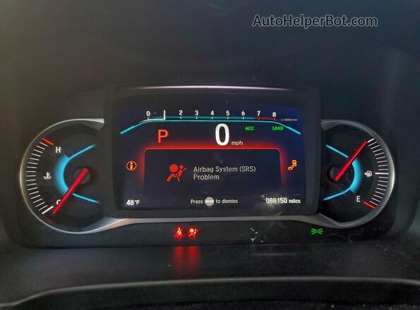 5FNYF8H50MB025147 2021 HONDA PASSPORT Black Widok zestawu wskaźników