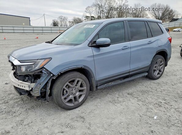 5FNYF8H52PB031147 2023 HONDA PASSPORT Серый Передняя левая четверть