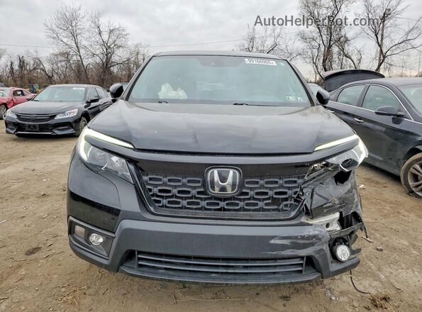 5FNYF8H53KB011109 2019 HONDA PASSPORT Черный Вид спереди