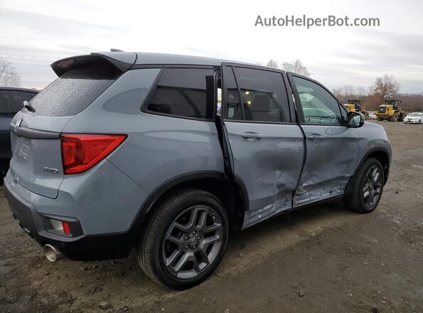 5FNYF8H53NB009929 2022 HONDA PASSPORT Синий Задняя правая четверть