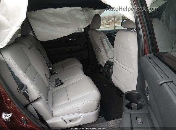 5FNYF8H56MB041935 2021 HONDA PASSPORT Red Widok naklejki z numerem VIN