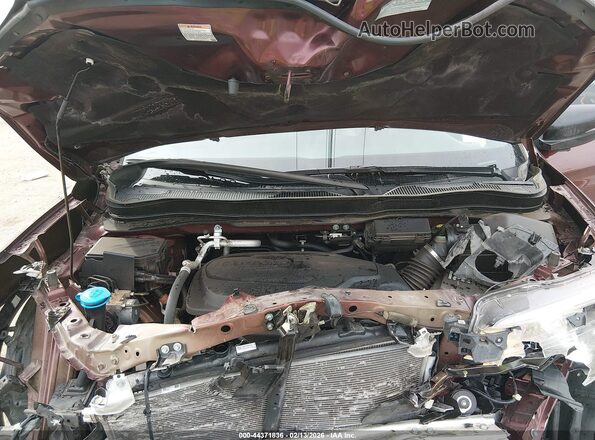 5FNYF8H56MB041935 2021 HONDA PASSPORT Red Widok z tyłu