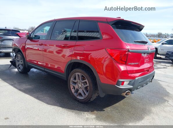 5FNYF8H56PB020040 2023 HONDA PASSPORT Красный Задняя левая четверть