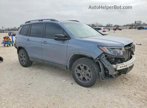 5FNYF8H62RB014960 2024 HONDA PASSPORT Синий Передняя правая четверть