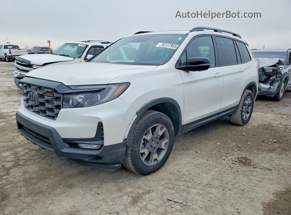 5FNYF8H64PB044281 2023 HONDA PASSPORT Белый Передняя левая четверть