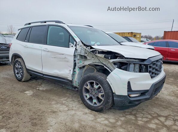 5FNYF8H64PB044281 2023 HONDA PASSPORT Белый Передняя правая четверть