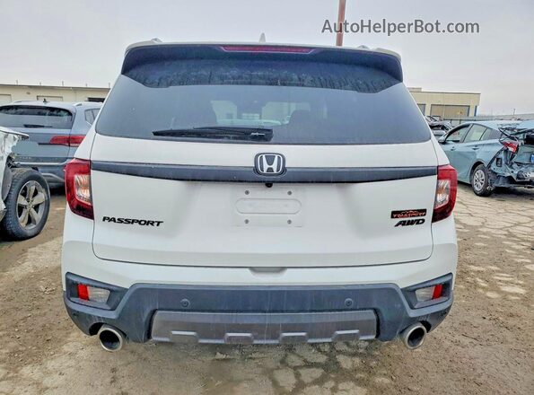 5FNYF8H64PB044281 2023 HONDA PASSPORT Белый Вид сзади