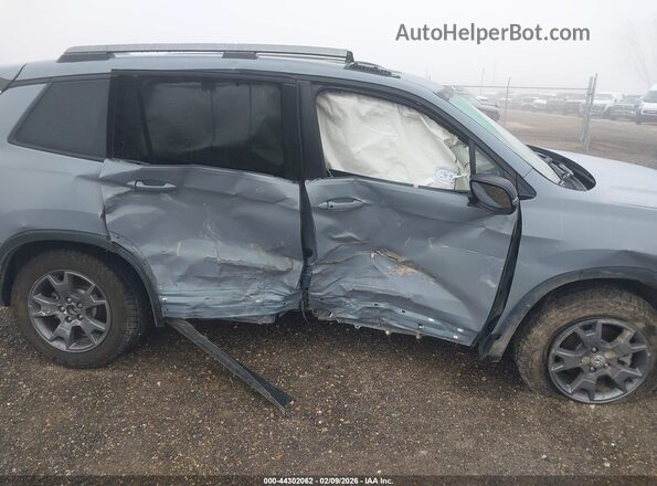 5FNYF8H64SB000094 2025 HONDA PASSPORT Light Blue Вид спереди