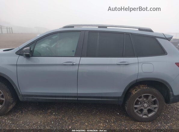 5FNYF8H64SB000094 2025 HONDA PASSPORT Light Blue Панорамный вид салона 360°
