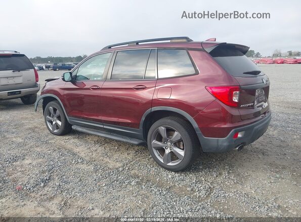 5FNYF8H96KB008546 2019 HONDA PASSPORT Темно-бордовый Задняя левая четверть