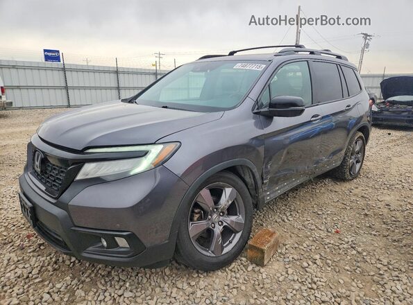5FNYF8H97LB011909 2020 HONDA PASSPORT Gray Front left