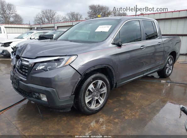 5FPYK2F61KB004543 2019 HONDA RIDGELINE Серый Передняя левая четверть
