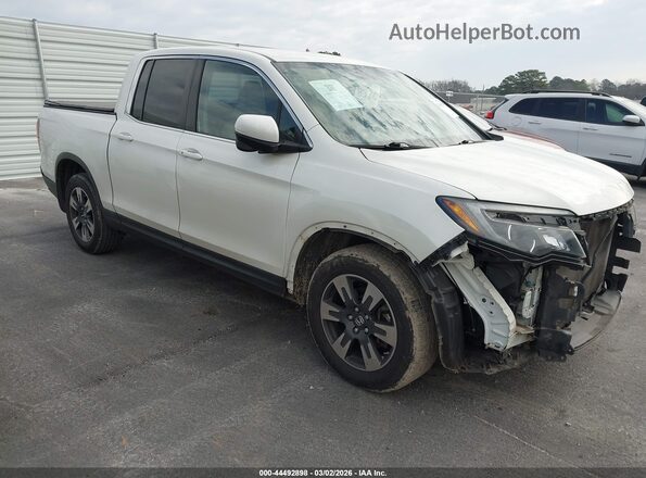 5FPYK2F67HB010162 2017 HONDA RIDGELINE Белый Передняя правая четверть