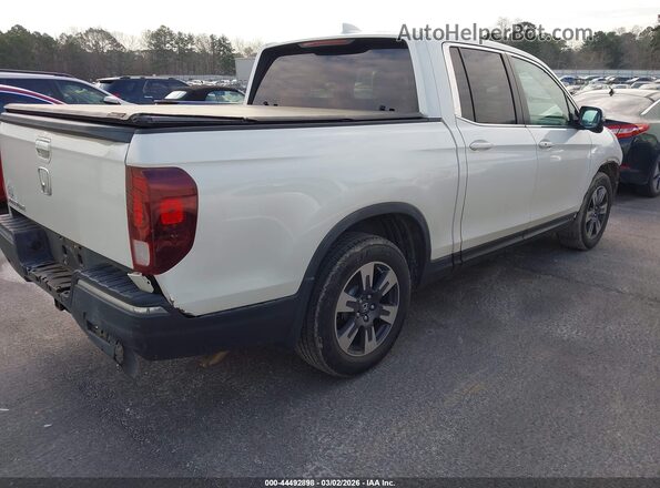 5FPYK2F67HB010162 2017 HONDA RIDGELINE Белый Задняя правая четверть