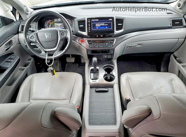 5FPYK2F68KB002482 2019 HONDA RIDGELINE Gray Widok deski rozdzielczej