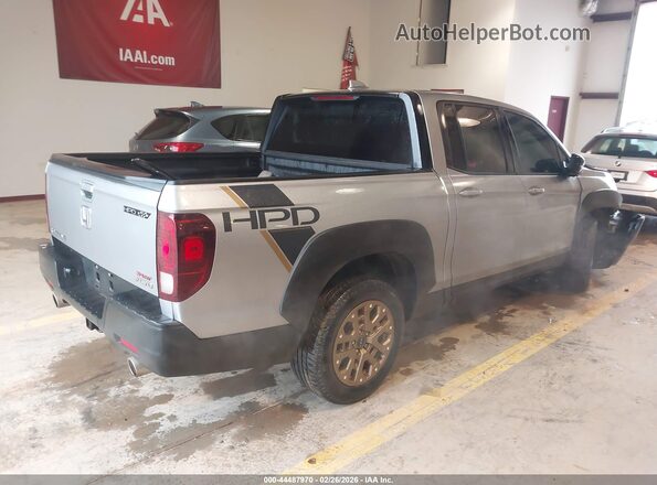5FPYK3F11MB006287 2021 HONDA RIDGELINE Серебряный Задняя правая четверть