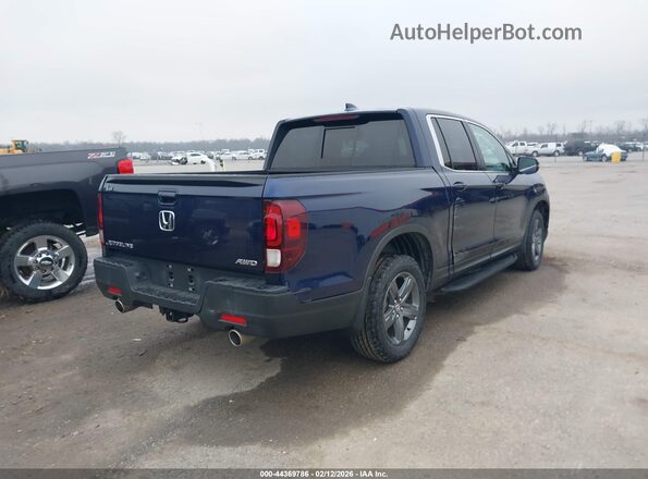 5FPYK3F50PB016154 2023 HONDA RIDGELINE Синий Задняя правая четверть