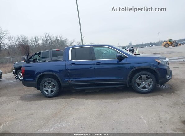 5FPYK3F50PB016154 2023 HONDA RIDGELINE Синий Вид задней части салона