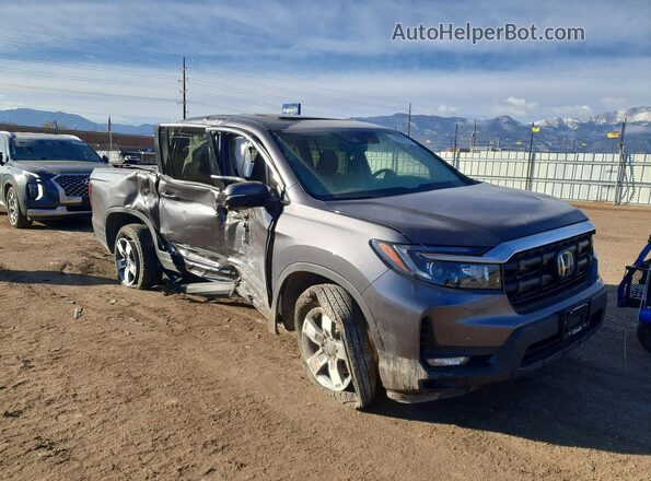 5FPYK3F50SB044271 2025 HONDA RIDGELINE Charcoal Передня права чверть