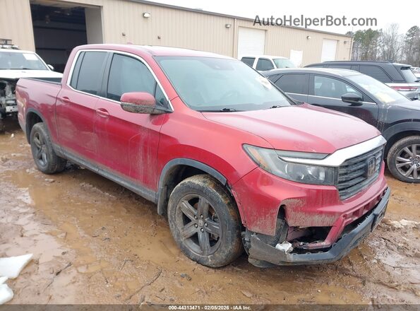 5FPYK3F52NB038668 2022 HONDA RIDGELINE Красный Передняя правая четверть