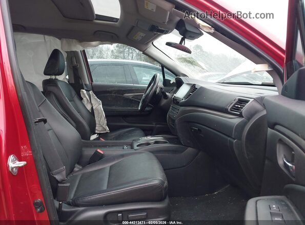 5FPYK3F52NB038668 2022 HONDA RIDGELINE Красный Вид салона спереди