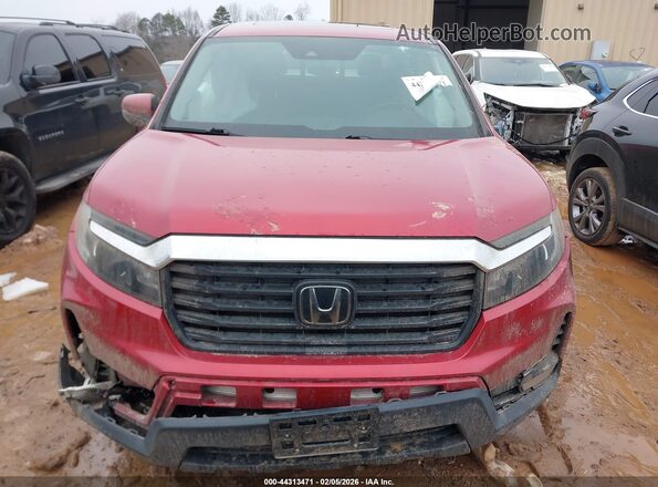 5FPYK3F52NB038668 2022 HONDA RIDGELINE Красный Вид панели приборов