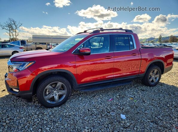 5FPYK3F55PB006722 2023 HONDA RIDGELINE Red Przód lewy