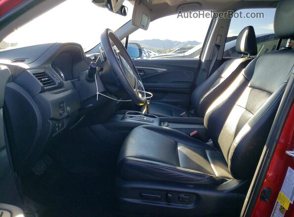 5FPYK3F55PB006722 2023 HONDA RIDGELINE Red Widok wnętrza z przodu