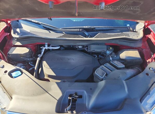 5FPYK3F55PB006722 2023 HONDA RIDGELINE Red Widok wnętrza z tyłu