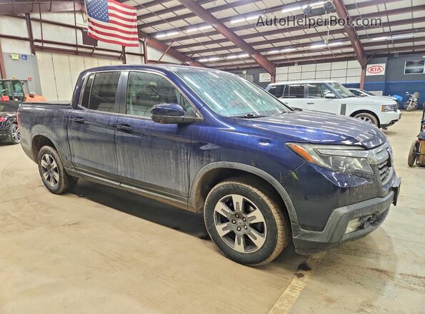 5FPYK3F56HB005290 2017 HONDA RIDGELINE Blue Delantero derecho