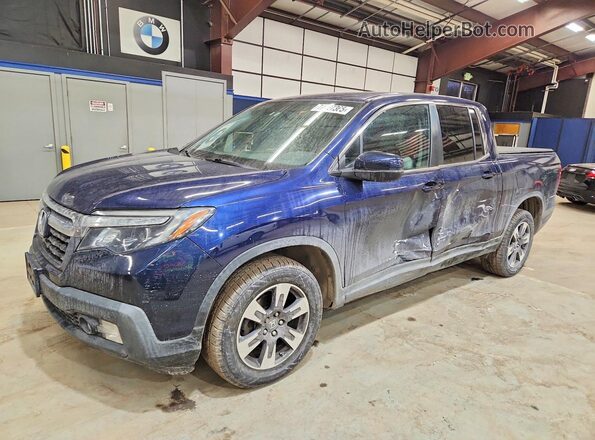 5FPYK3F56HB005290 2017 HONDA RIDGELINE Blue Vista tres cuartos delantera izquierda