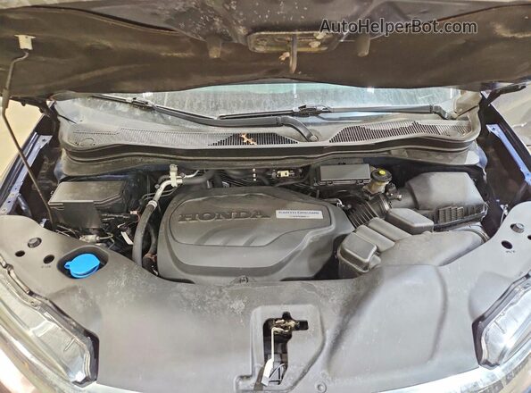 5FPYK3F56HB005290 2017 HONDA RIDGELINE Blue Vista interior trasera