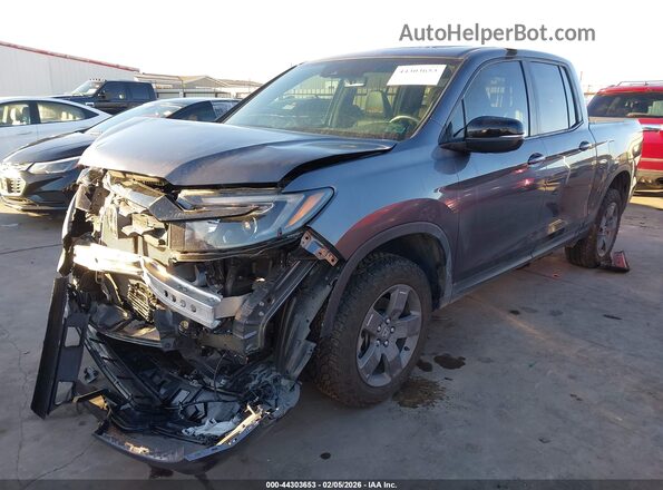 5FPYK3F65RB021653 2024 HONDA RIDGELINE Gray Przód lewy