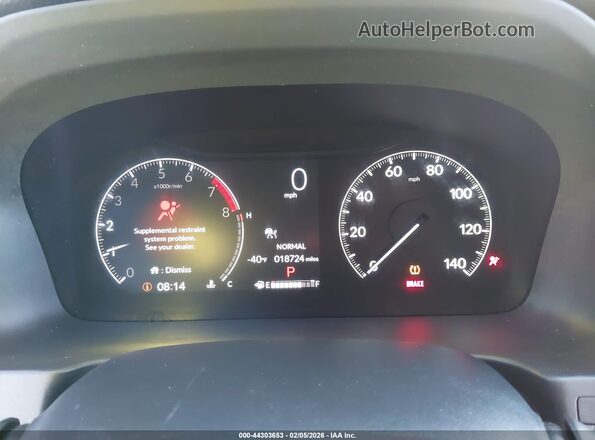 5FPYK3F65RB021653 2024 HONDA RIDGELINE Gray Widok tylnych siedzeń