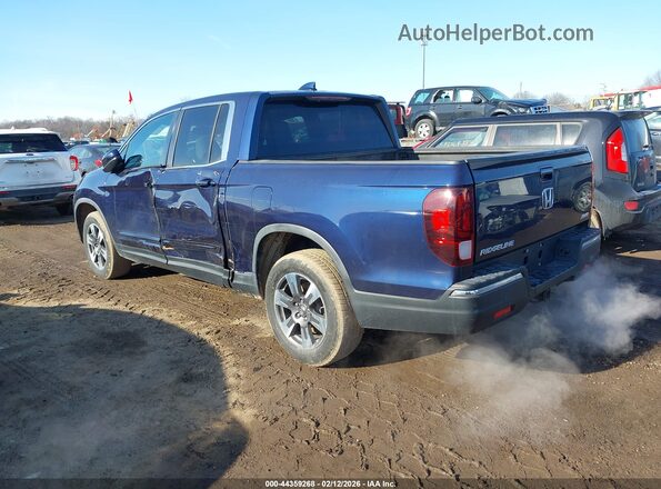 5FPYK3F68HB019958 2017 HONDA RIDGELINE Синий Задняя левая четверть