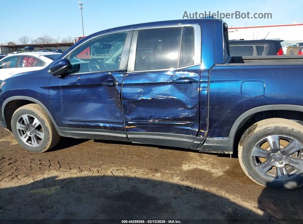 5FPYK3F68HB019958 2017 HONDA RIDGELINE Синий Вид спереди