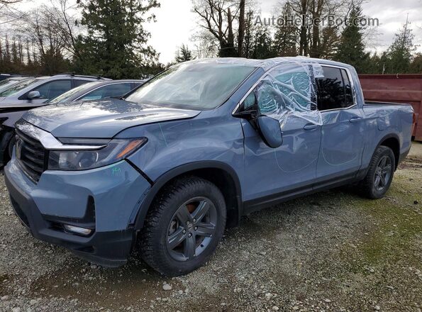5FPYK3F73NB503010 2022 HONDA RIDGELINE Gray Przód lewy