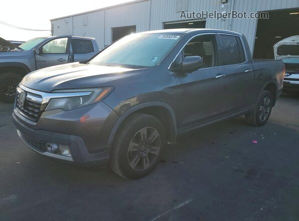 5FPYK3F79KB002344 2019 HONDA RIDGELINE Gray Передня ліва чверть