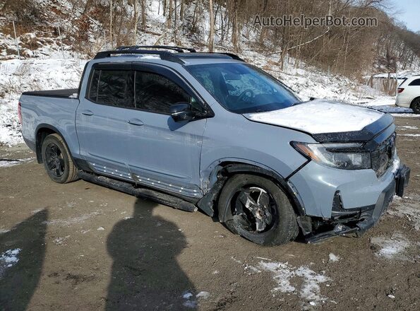 5FPYK3F80RB001229 2024 HONDA RIDGELINE Синий Передняя правая четверть