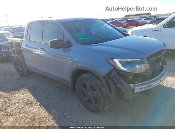 5FPYK3F87NB034836 2022 HONDA RIDGELINE Light Blue Передняя правая четверть