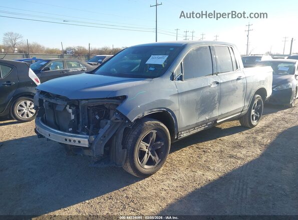 5FPYK3F87NB034836 2022 HONDA RIDGELINE Light Blue Передняя левая четверть