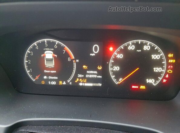 5FPYK3F89SB005477 2025 HONDA RIDGELINE Blue Սարքավորումների վահանակի տեսք