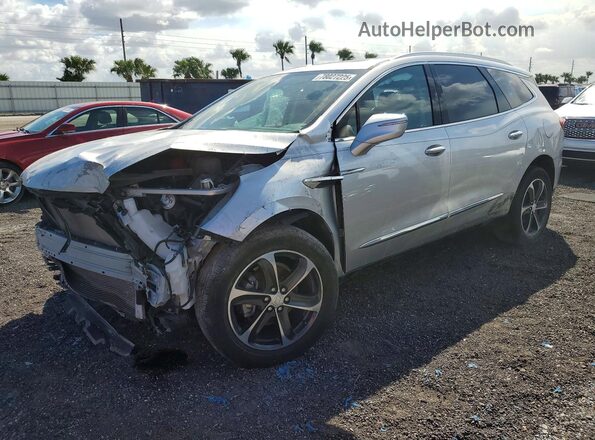 5GAERBKW2LJ163760 2020 BUICK ENCLAVE Серебряный Передняя левая четверть