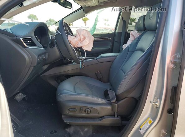 5GAERBKW2LJ163760 2020 BUICK ENCLAVE Серебряный Вид салона спереди