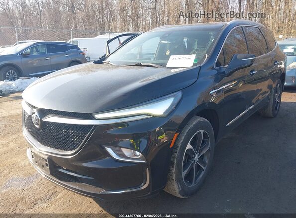 5GAERBKW6NJ180791 2022 BUICK ENCLAVE Черный Передняя левая четверть