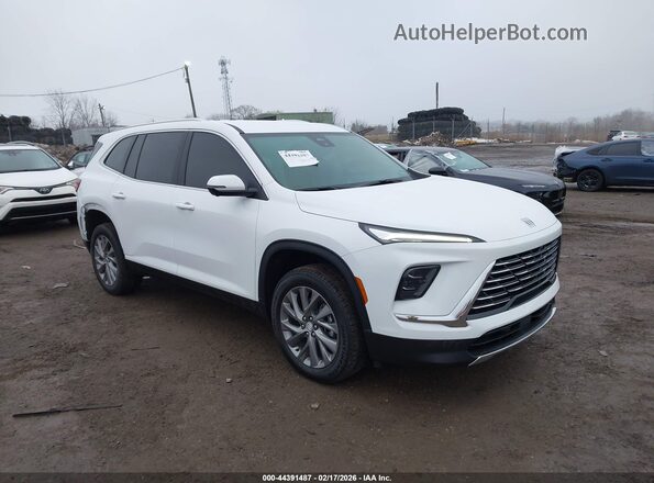 5GAEVAKSXTJ149785 2026 BUICK ENCLAVE Белый Передняя правая четверть