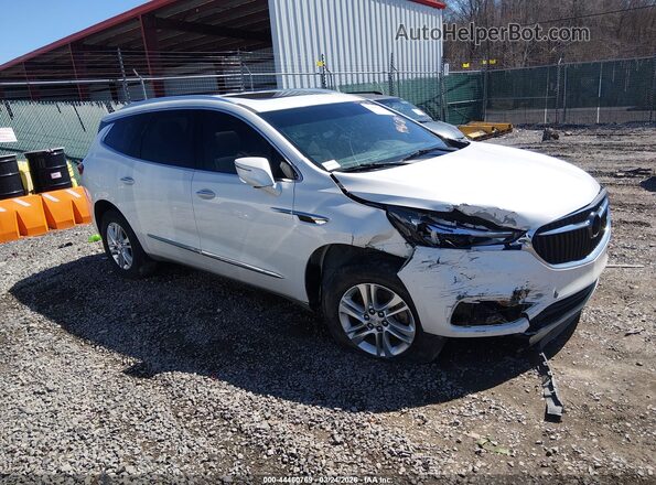 5GAEVAKW2JJ129613 2018 BUICK ENCLAVE Белый Передняя правая четверть