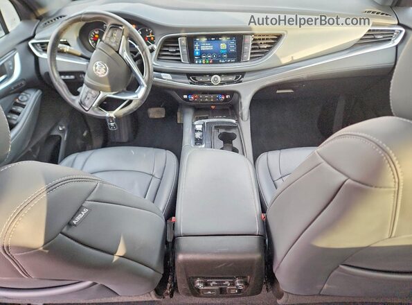 5GAEVBKW2PJ197103 2023 BUICK ENCLAVE Red Widok deski rozdzielczej