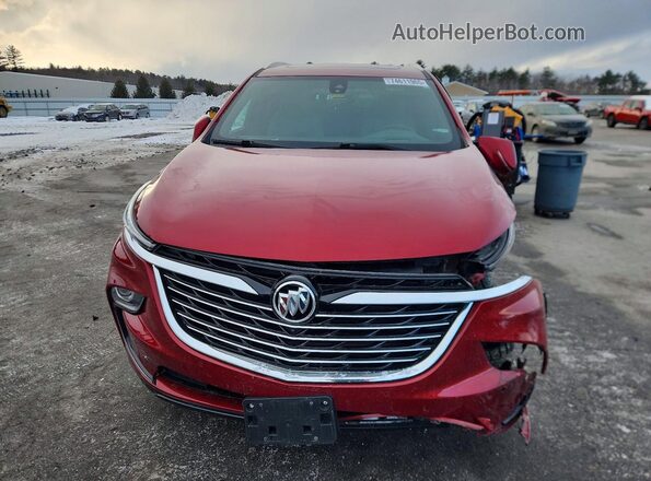 5GAEVBKW2PJ197103 2023 BUICK ENCLAVE Red Widok z przodu